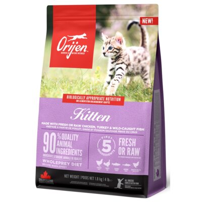 Karma dla kota ORIJEN Kurczak z indykiem i rybami 1.8 kg