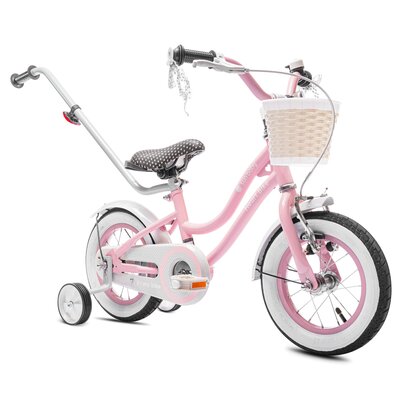 Rower dziecięcy SUN BABY Heart Bike 12 cali dla dziewczynki Różowy 2023