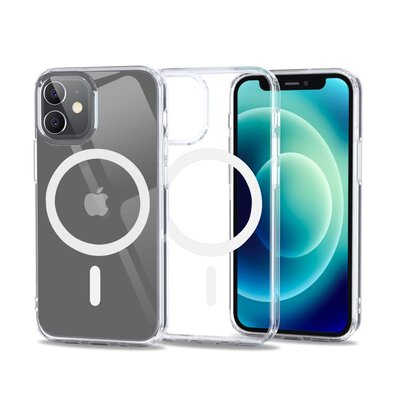 Etui TECH-PROTECT Flexair Hybrid MagSafe do Apple iPhone 12 Mini Przezroczysty