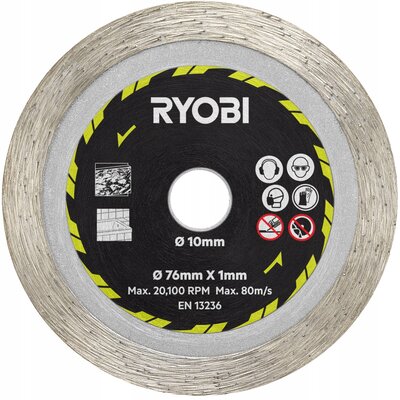 Фото - Круг відрізний Ryobi Tarcza do cięcia  RAKCOT03 76 mm  (3 szt)