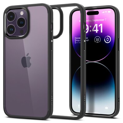 Etui SPIGEN Ultra Hybrid do Apple iPhone 14 Pro Przezroczysto-czarne