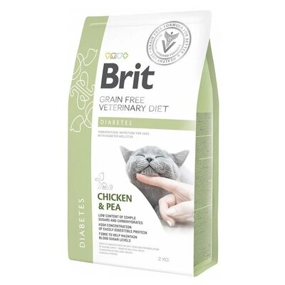 Karma dla kota BRIT Grain Free Veterinary Diets Cat Diabetes 2 kg