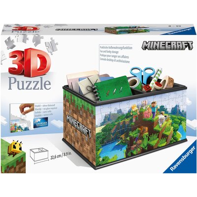 Puzzle 3D RAVENSBURGER Minecraft Szkatułka (223 elementy)