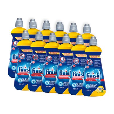 Nabłyszczacz do zmywarek FINISH Shine Protect Cytrynowy 12 x 400 ml