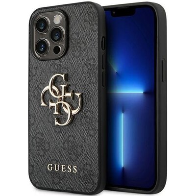 Etui GUESS 4G Big Metal Logo do Apple iPhone 14 Pro Max Szary