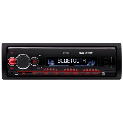 Radio samochodowe VORDON HT-169 BLUETOOTH USB SD RDS 1DIN Pilot