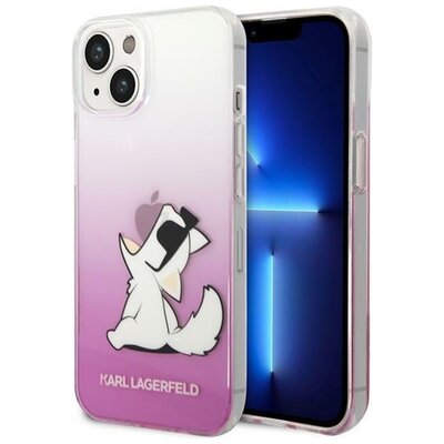 Etui KARL LAGERFELD Choupette Fun do Apple iPhone 14 Plus/15 Plus Różowy