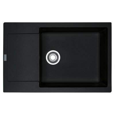 Zlewozmywak jednokomorowy z ociekaczem FRANKE Maris MRG 611-78 XL 114.0675.983 Onyx 50x78