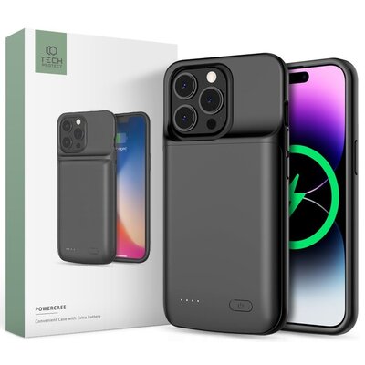 Etui TECH-PROTECT PowerCase do Apple iPhone 14/14 Pro Czarny