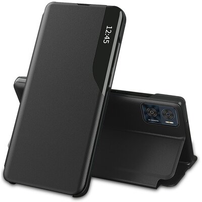 Etui TECH-PROTECT Flip View Pro do Motorola Moto E22/E22i Czarny