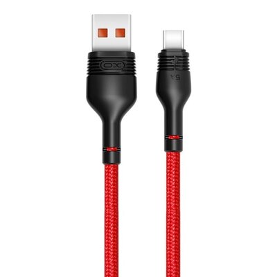 Фото - Кабель XO Kabel USB - USB-C  NB55 5A 1 m Czerwony 