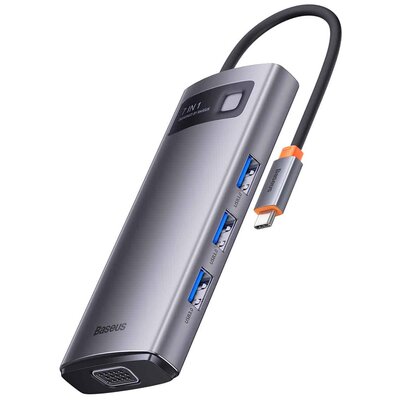 Hub BASEUS Metal Gleam WKWG040013 USB Typu C, Pasywny