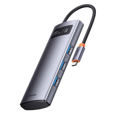 Hub BASEUS Metal Gleam Series WKWG070013 USB Typu C, Pasywny