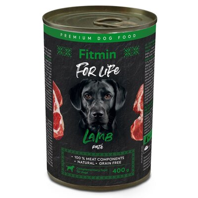 Karma dla psa FITMIN For Life Jagnięcina 400 g