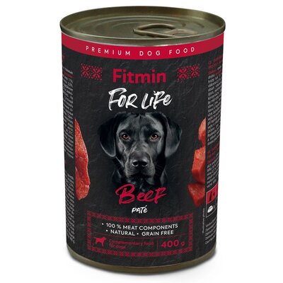 Karma dla psa FITMIN For Life Wołowina 400 g