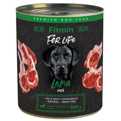 Karma dla psa FITMIN For Life Jagnięcina 800 g