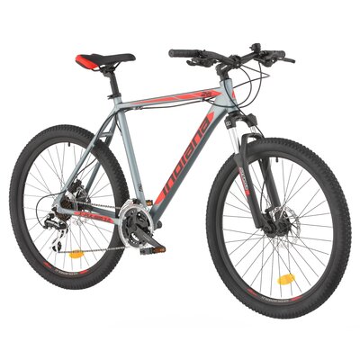 Rower górski MTB INDIANA X-Pulser 3.6 M15 26 cali Shimano Acera męski Grafitowo-czerwony