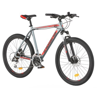 Rower górski MTB INDIANA X-Pulser 3.6 M19 26 cali męski Grafitowo-czerwony 2023