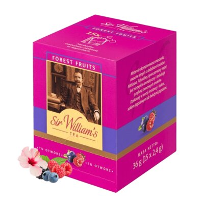 Herbata owocowa w saszetkach SIR WILLIAMS Forest Fruits (15 sztuk)