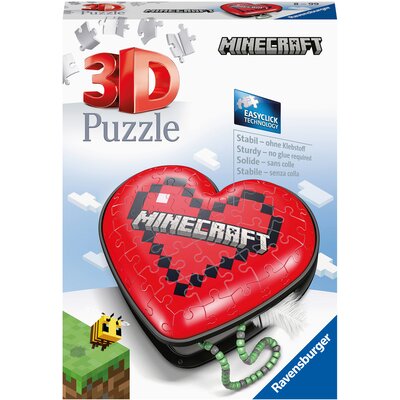 Puzzle 3D RAVENSBURGER Minecraft Serce (60 elementów)