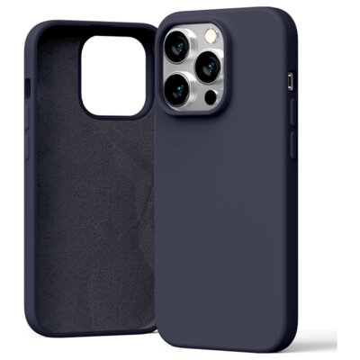 Etui MERCURY Silicone do Apple iPhone 14 Pro Granatowy