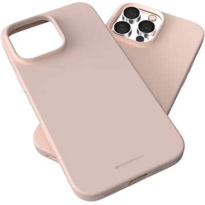 Etui MERCURY Soft do Apple iPhone 14 Pro Max Różowo-piaskowy