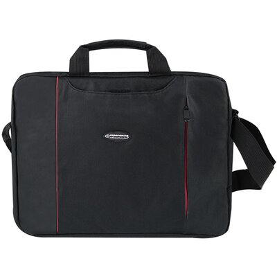 Torba na laptopa ESPERANZA Salerno 15.6 cali Czarno-czerwony