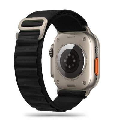 Pasek TECH-PROTECT Nylon Pro do Apple Watch 6/7/8/9/10/SE/Ultra 1/2 (44/45/46/49mm) Czarny