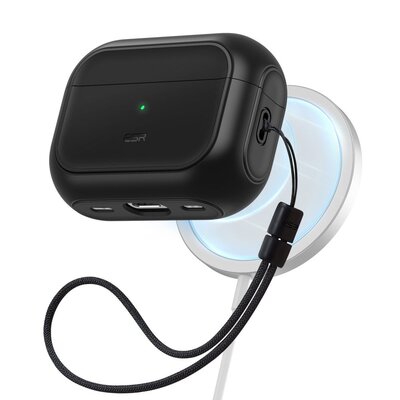 Etui na słuchawki ESR Orbit HaloLock MagSafe do Apple Airpods Pro 1/2 Czarny