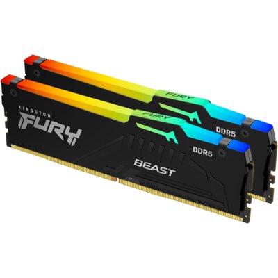 Pamięć RAM KINGSTON Fury Beast RGB 32GB (2x16GB) DDR5 5600MT/s CL36