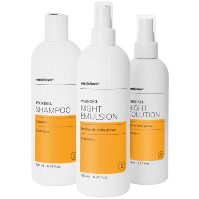 Zestaw VERDELOVE Psorisel na łuszczycę (3 sztuki)