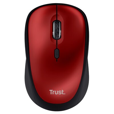 Mysz TRUST Yvi+ Eco Czarno-czerwony