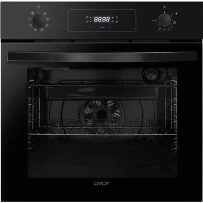 Piekarnik elektryczny Candy F IDCP N625 L Termoobieg Czyszczenie parowe Prowadnice teleskopowe Czarny
