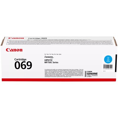 Obraz przedstawiający Toner CANON 069 Błękitny