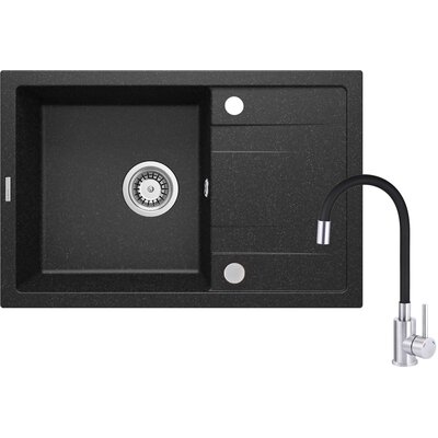 Zlewozmywak DEANTE Corio ZRCT2113 Granit + Bateria + Ociekacz