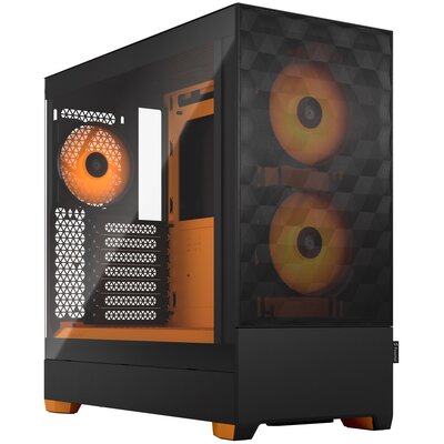 Obudowa FRACTAL DESIGN Pop Air TG Clear Tint Pomarańczowy