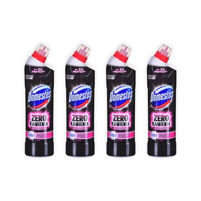 Płyn do czyszczenia toalety DOMESTOS Zero Kamienia Pink 4 x 750 ml