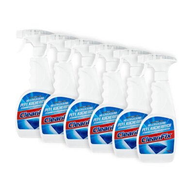 Płyn do czyszczenia płyt ceramicznych CLEANFIX 6 x 500 ml