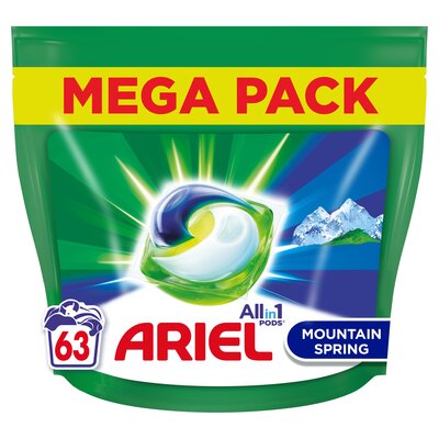 Kapsułki do prania ARIEL All in 1 Pods Mountain Spring - 63 szt.