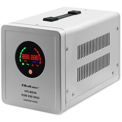 Zasilacz UPS QOLTEC Pure Sine Wave 50718 800VA 560W
