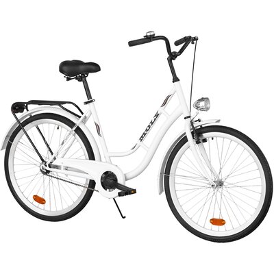 Rower miejski DAWSTAR Moly 1B 26 cali damski Biały