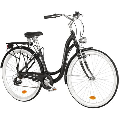 Rower miejski INDIANA Moena A7ZP 28 cali damski Czarny 2025