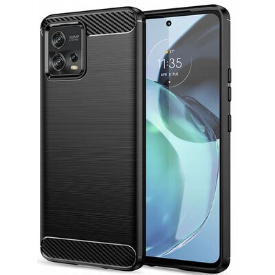 Etui TECH-PROTECT TPUCarbon do Motorola Moto G72 Czarny