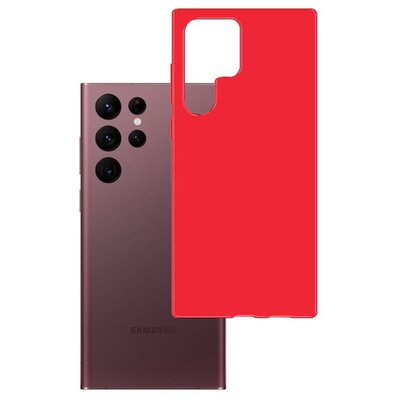 Etui 3MK Matt Case do Samsung Galaxy S23 Ultra Czerwony