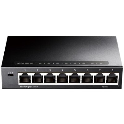 Switch CUDY GS108 Gigabit Ethernet, 8 portów