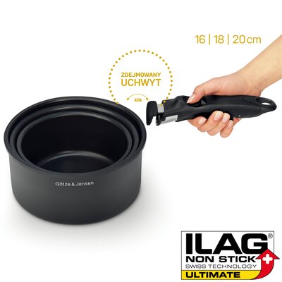 Zestaw garnków GÖTZE & JENSEN Vienna SPS900 (4 elementy)