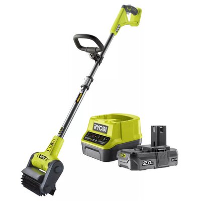 Urządzenie do czyszczenia tarasów RYOBI RY18PCB-0 + Akumulator RYOBI ONE+ RC18120-120 2Ah 18V + ładowarka