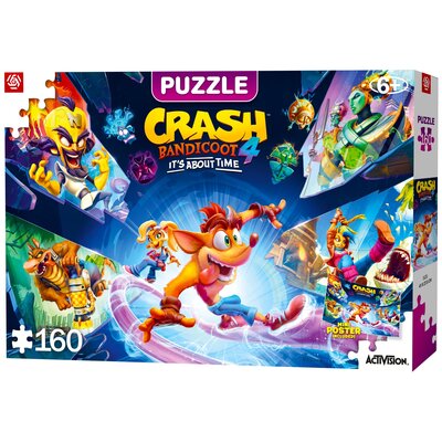 Фото - Пазли й мозаїки Crash Bandicoot Puzzle CENEGA  4: It's About Time  Crash Ban (160 elementów)