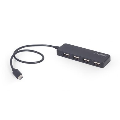 Hub GEMBIRD UHB-CM-U2P4-01 USB Typu C, Pasywny
