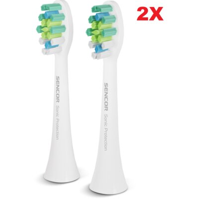 Oryginalna końcówka szczoteczki SENCOR SOX 101 (2 szt.) (Usuwa przebarwienia)